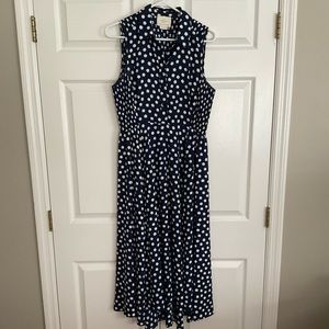 Kate Spade Navy & White sleeveless dress.